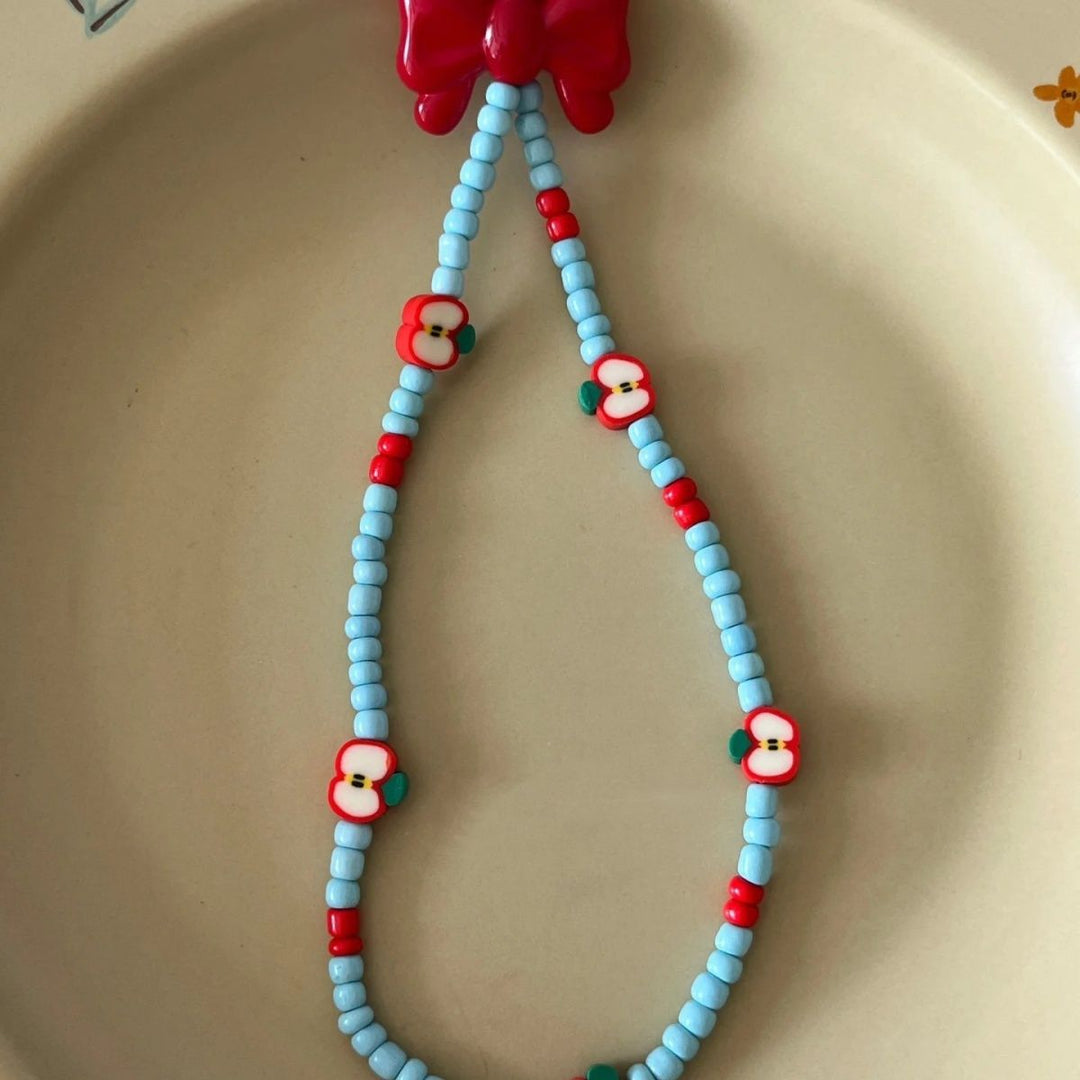 Whimsical Beaded Charm Necklace Stornfield 1790135324