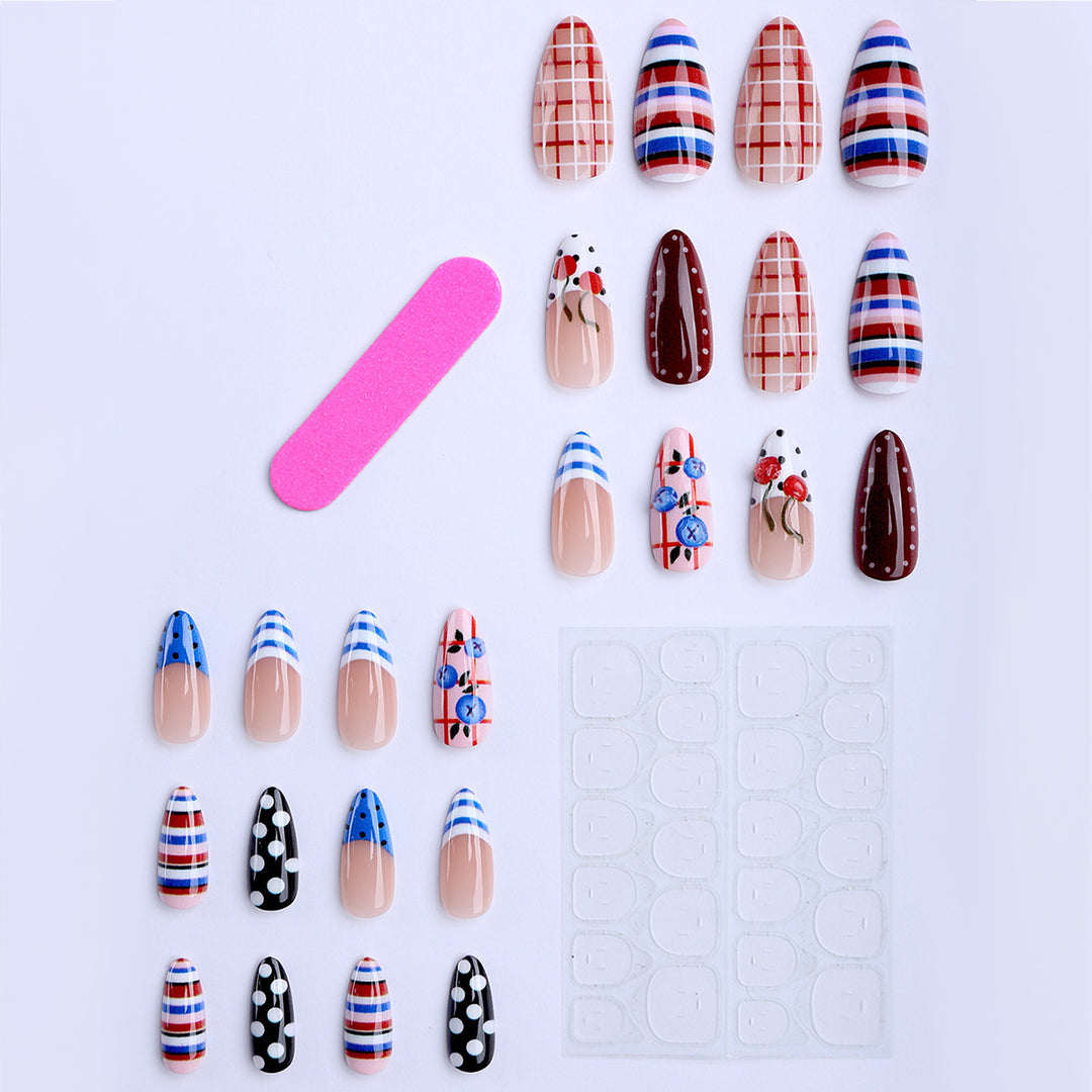 Artistic Themed Press-On Nail Collection Stornfield