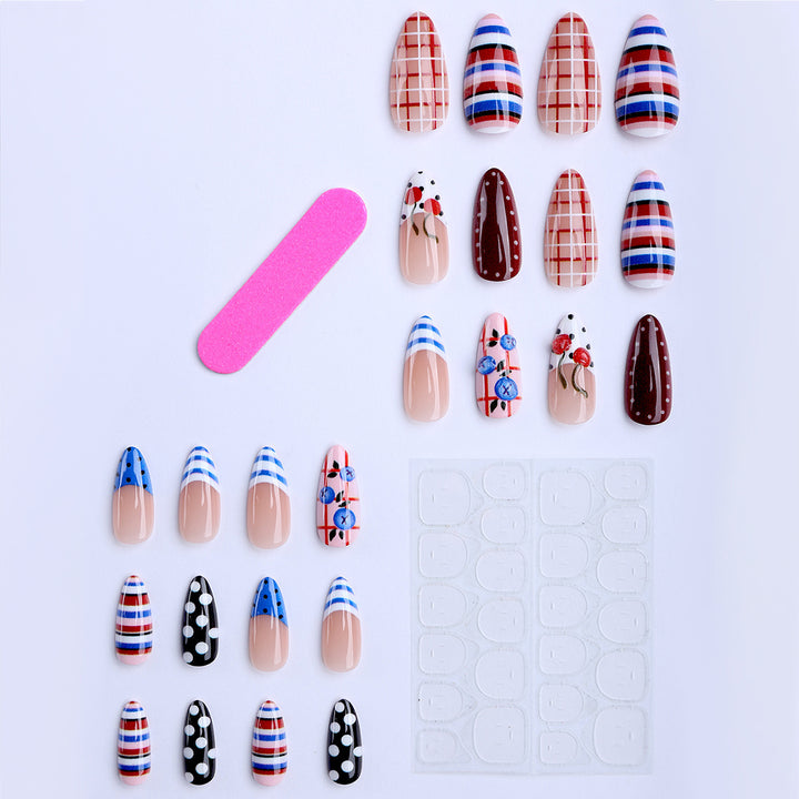 Artistic Themed Press-On Nail Collection Stornfield