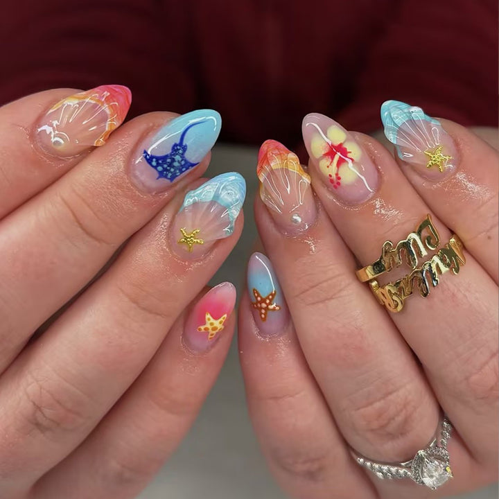 Creative Shell Design Press-On Nail Set Stornfield