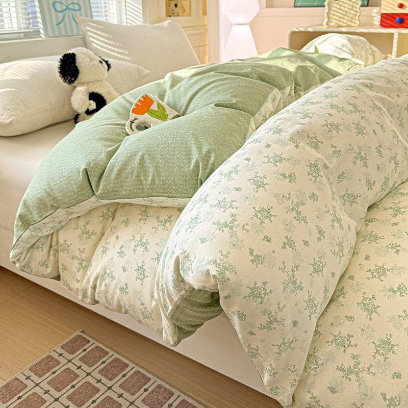 Children's Playful Floral Duvet Cover Set