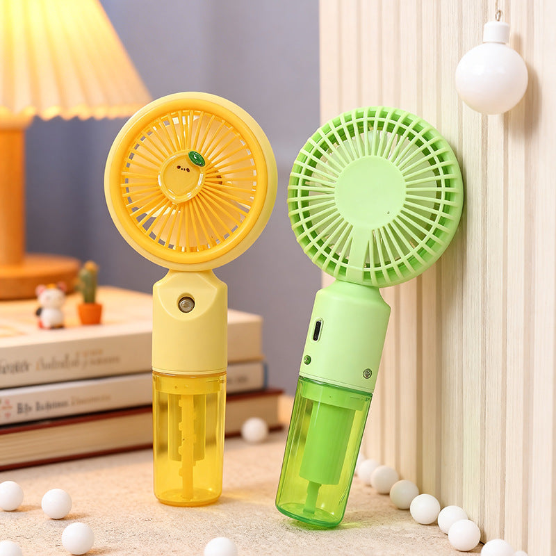 Ladies portable hand fan with spray function Stornfield