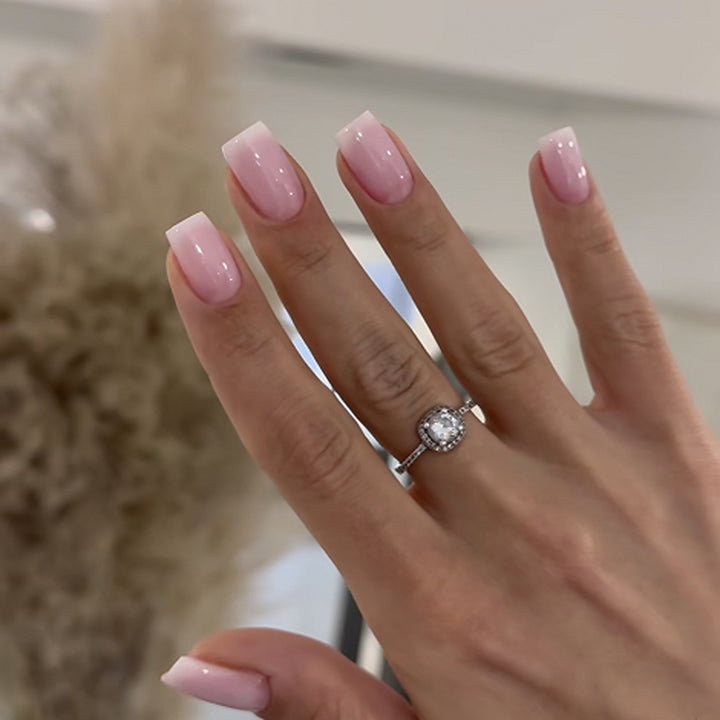 Artificial nail extensions with elegant ombre effect Stornfield