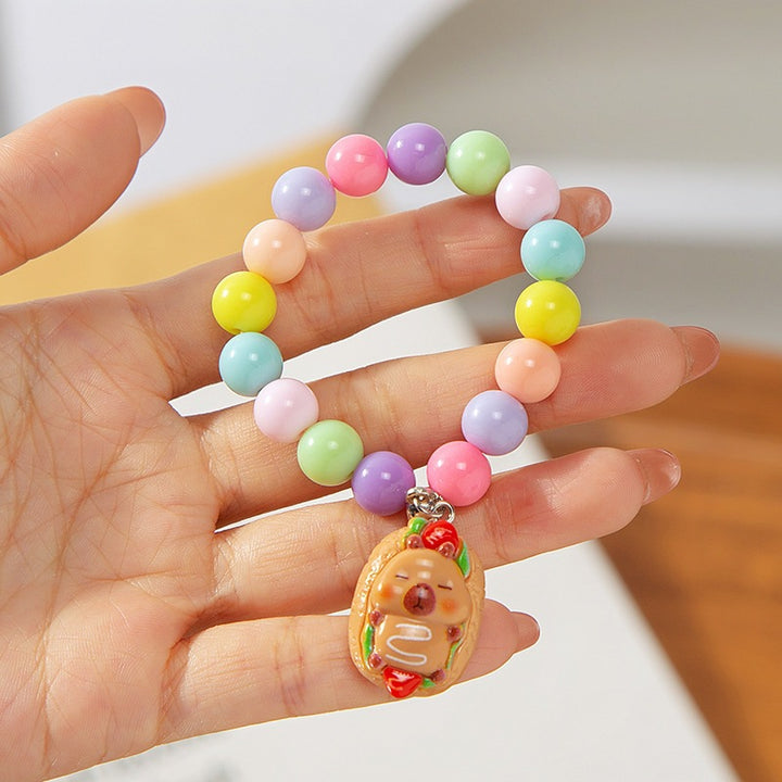 Colorful children's bracelet with crafted pendant Stornfield
