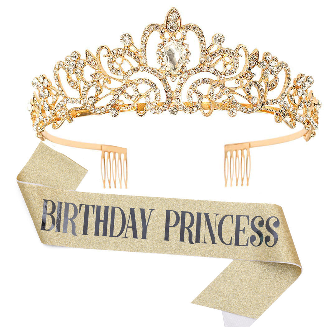 Women's Birthday Sash with Glitter Design Stornfield