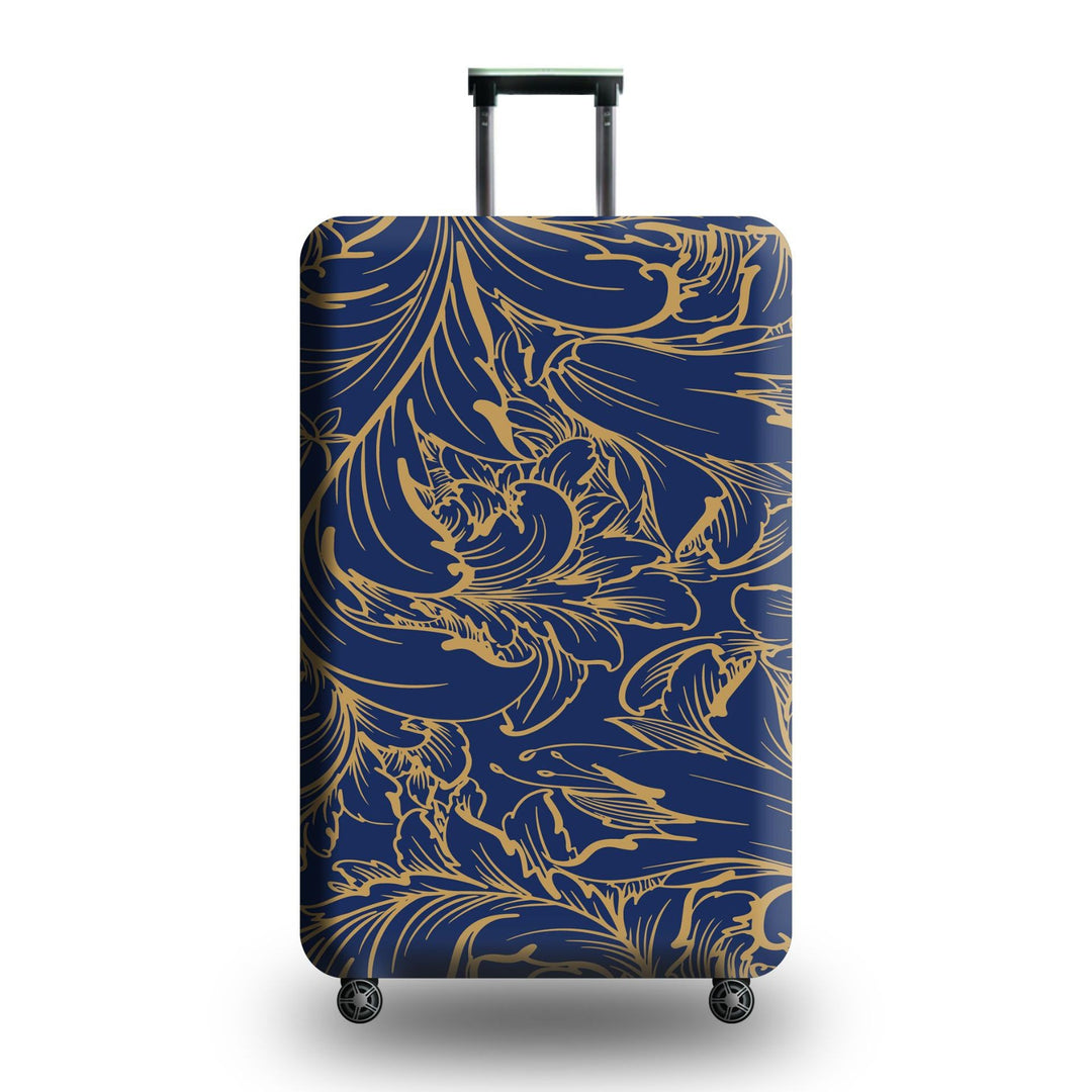 Unisex hard shell trolley with eye-catching marble print, telescopic handle and impact-resistant construction Stornfield