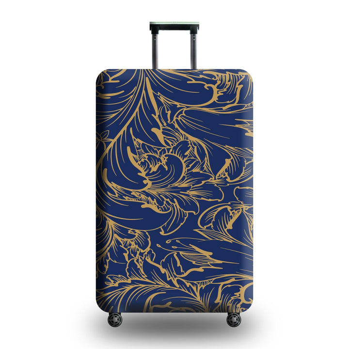 Unisex hard shell trolley with eye-catching marble print, telescopic handle and impact-resistant construction Stornfield