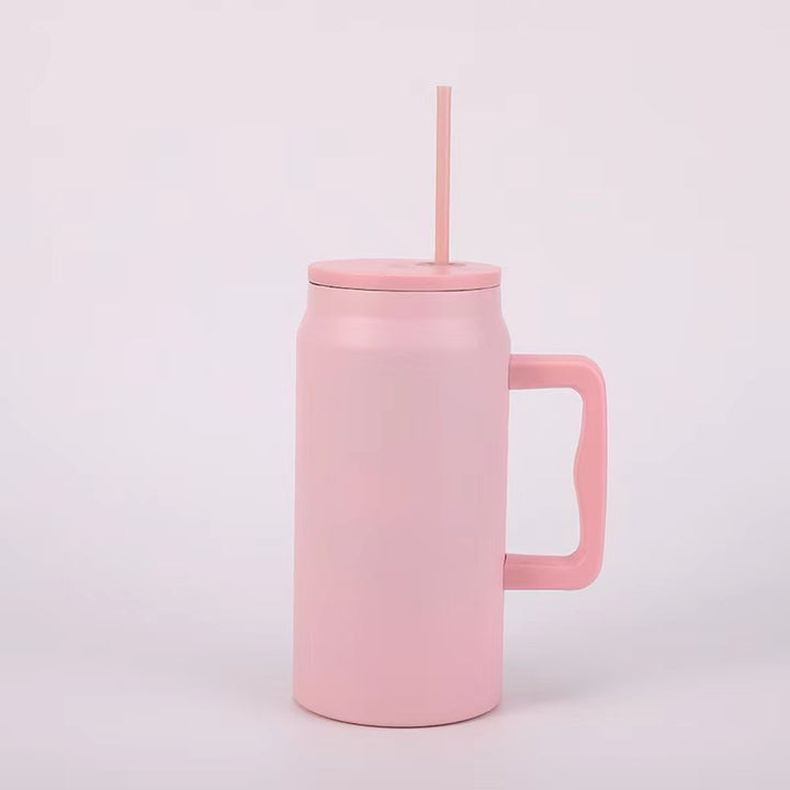 Women's Insulated Drinking Cup with Handle and Straw Stornfield