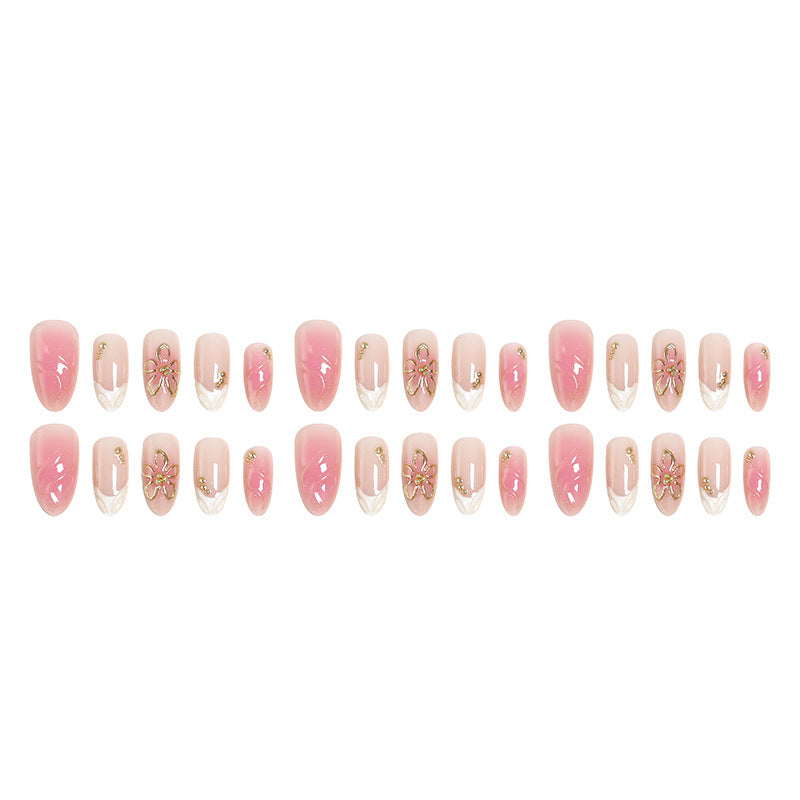 Artificial nails with delicate floral design Stornfield