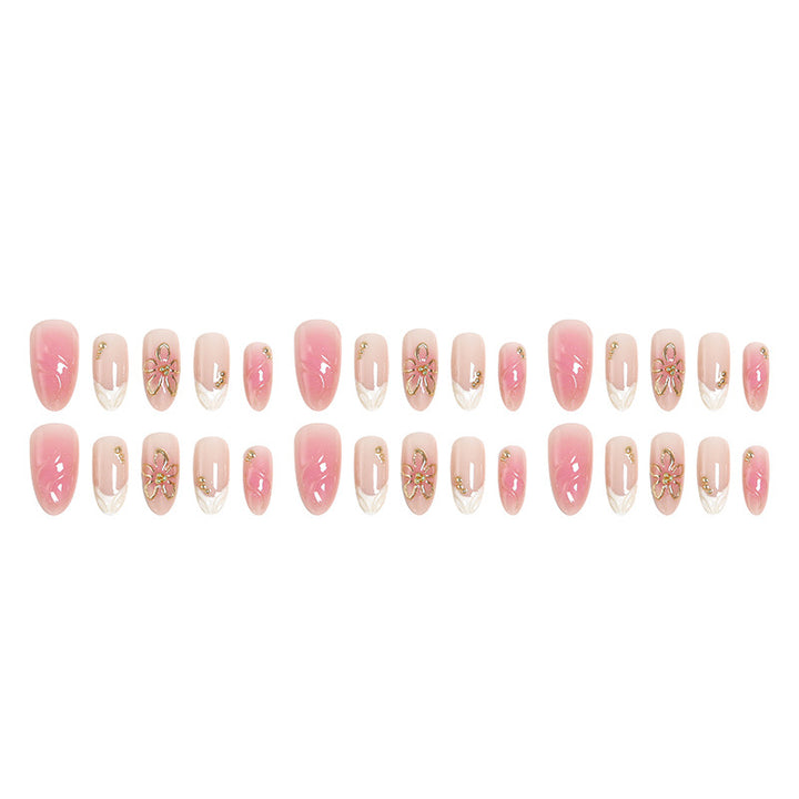 Artificial nails with delicate floral design Stornfield