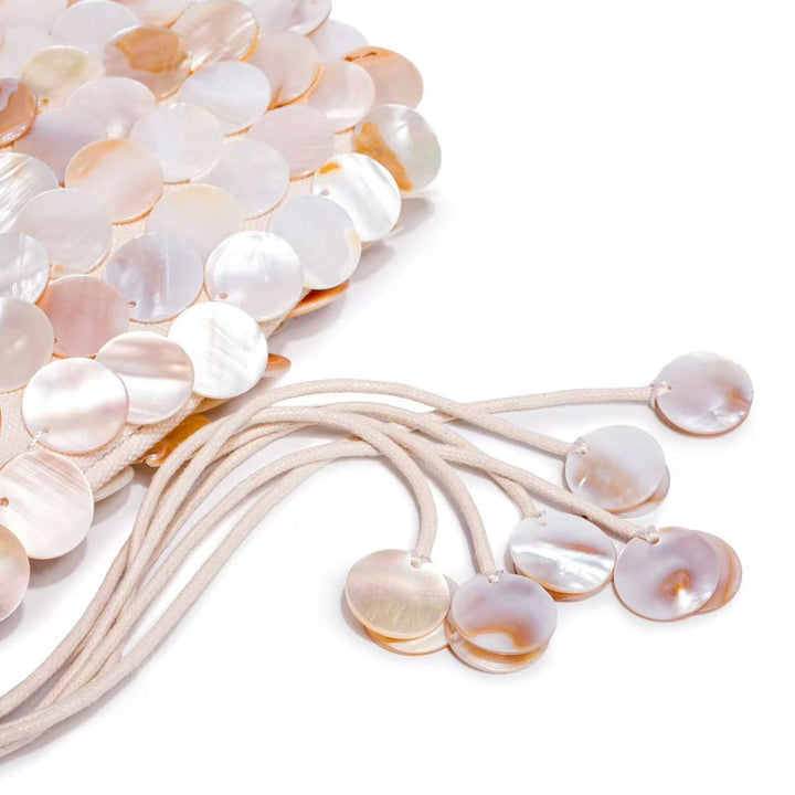 Elegant Shell-Embellished Crossbody Bag Stornfield