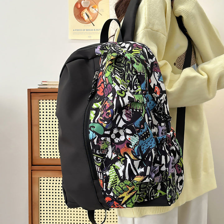 Trendy Graphic Print Backpack Stornfield