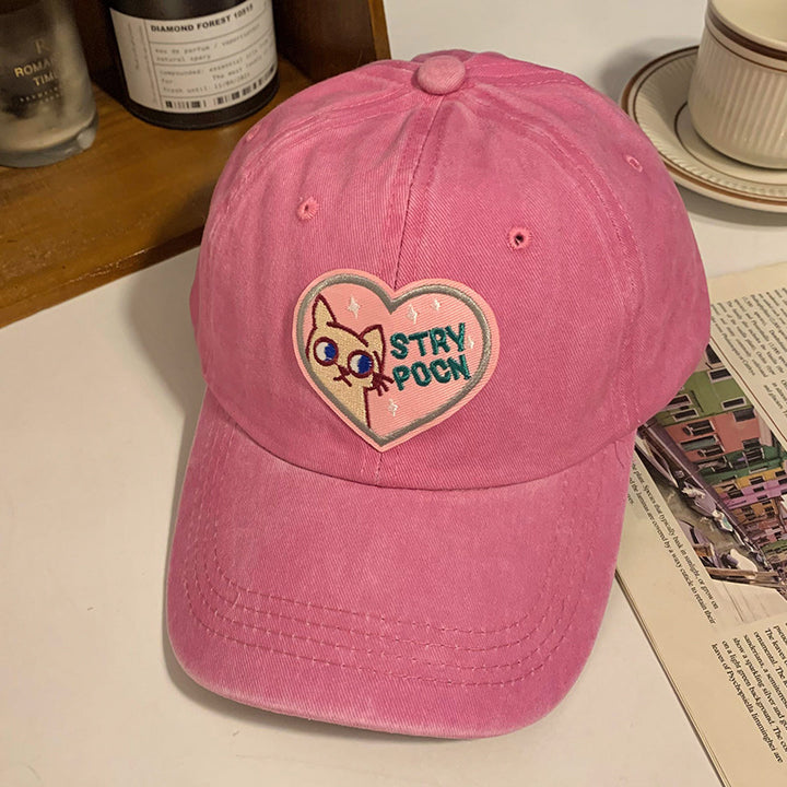 Women's Casual Embroidered Cat Cap Stornfield