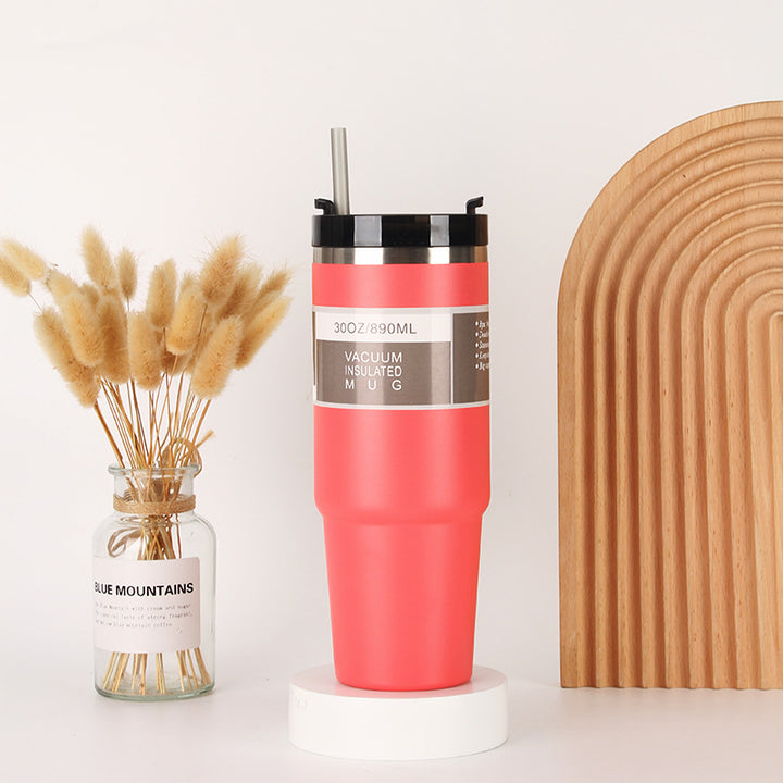 Unisex Insulated Drinking Cup with Integrated Straw Stornfield