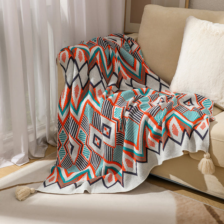 Decorative Patterned Throw Blanket