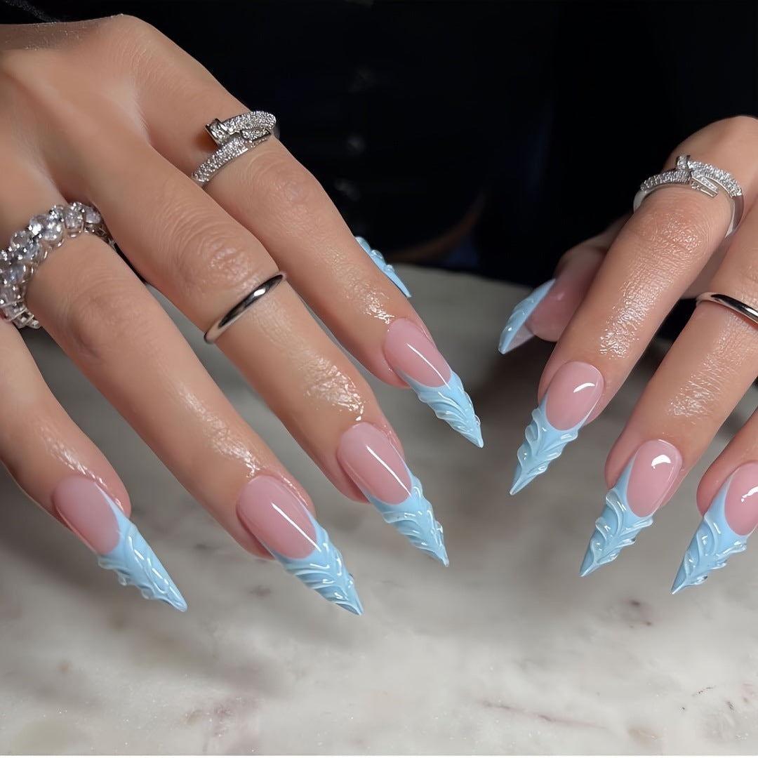 Artistic Sculpted Press-On Nails Stornfield