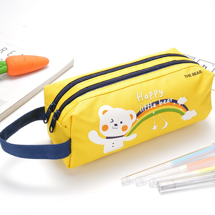 Fun-Themed Multi-Zipper Pencil Case Stornfield