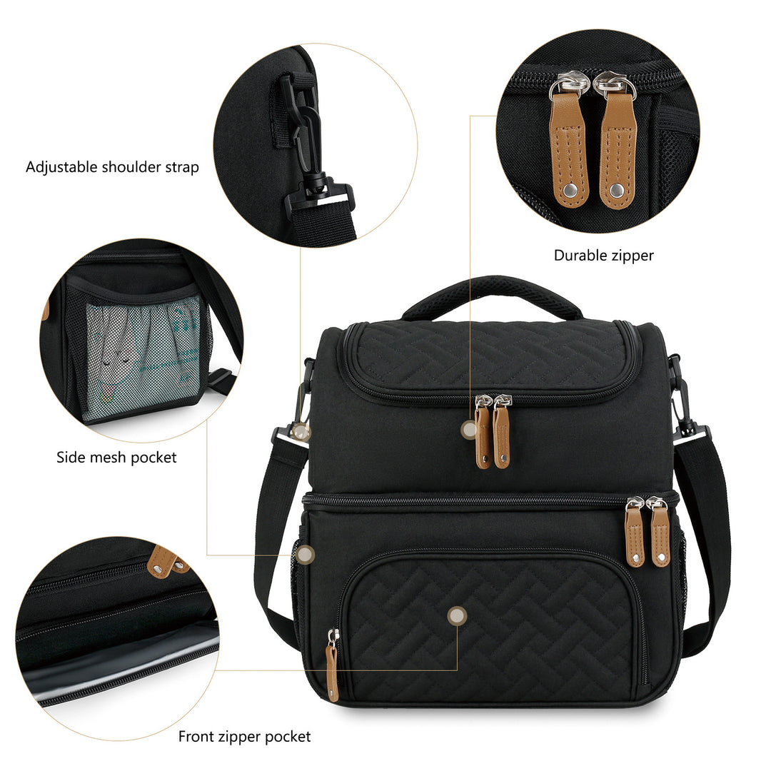 Cooling Storage Bag with Multifunctional Compartment System Stornfield