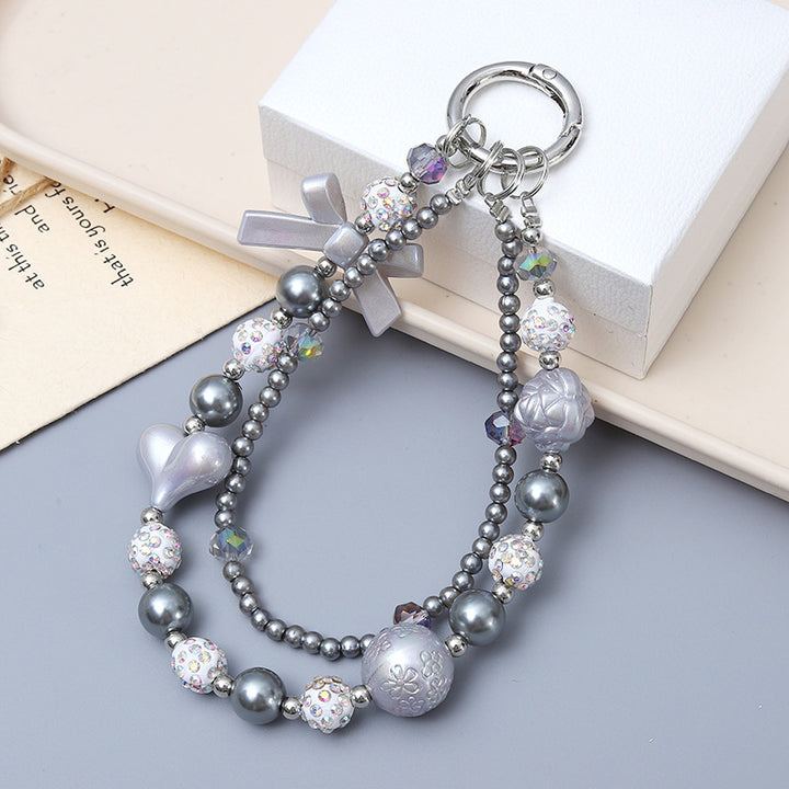 Decorative Beaded Keychain Holder Stornfield