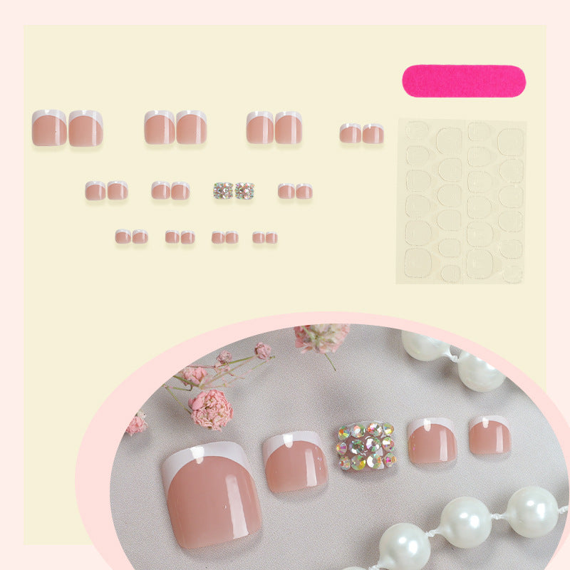 Artificial nail set with glamorous 3D decorations Stornfield