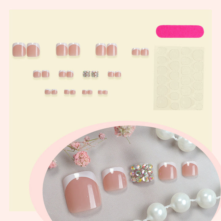 Artificial nail set with glamorous 3D decorations Stornfield