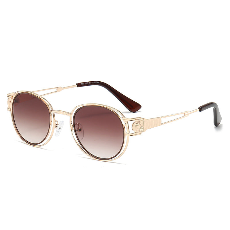 Women's sunglasses with fashionable metal frame and comfortable nose pads Stornfield