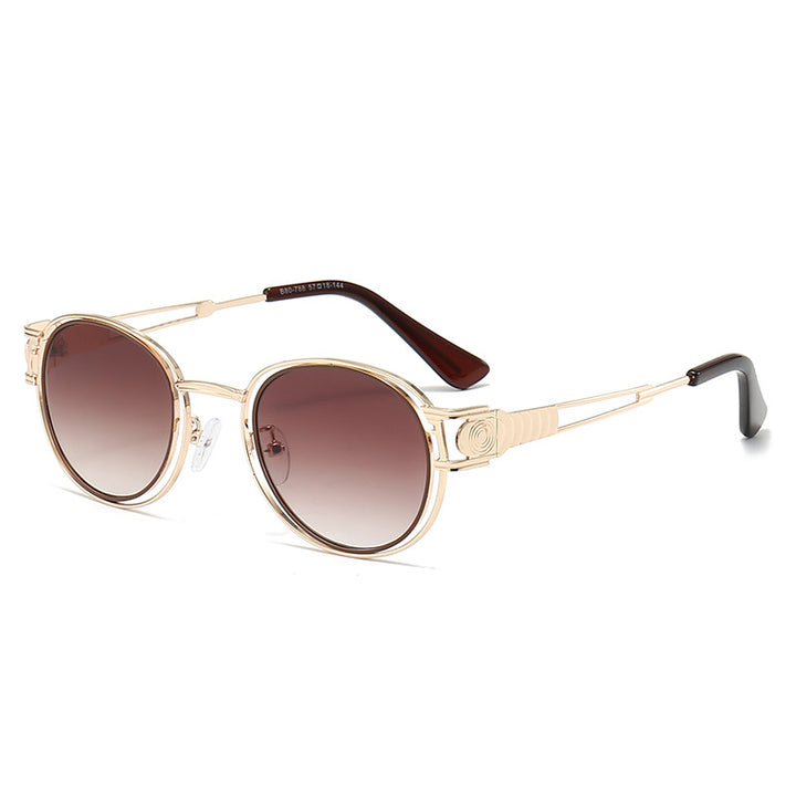 Women's sunglasses with fashionable metal frame and comfortable nose pads Stornfield