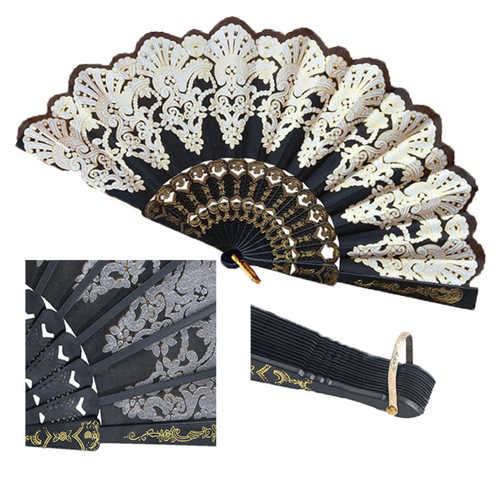 Women's fan with exquisite filigree ornamentation Stornfield