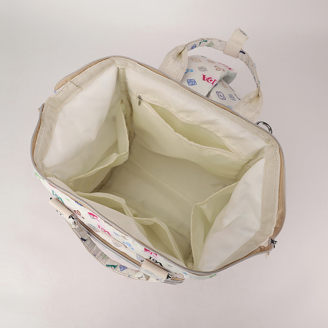 Floral Print Multi-Functional Backpack Stornfield