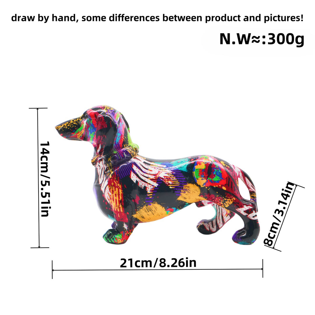 Creative decoration figure of a dachshund Stornfield