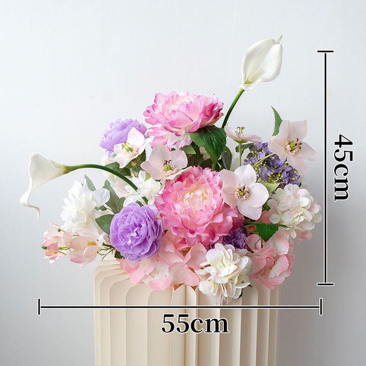 Lifelike Silk Floral Arrangement