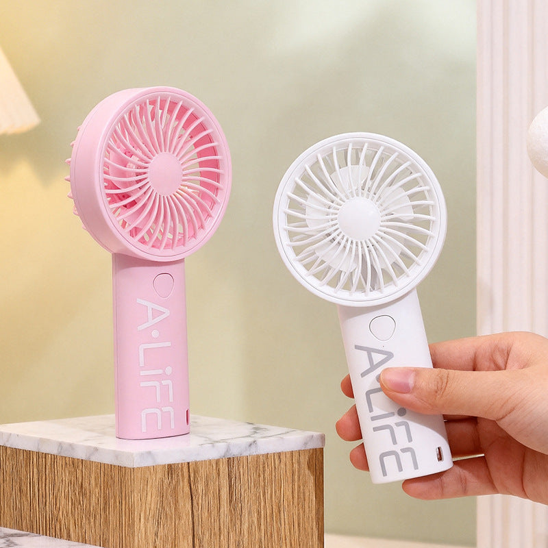 Women's Portable Hand Fan with USB Charging Function and Ergonomic Design Stornfield 1782398222