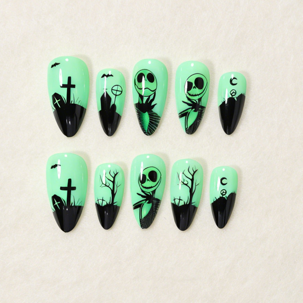 Glow-in-the-Dark Nail Art Stornfield