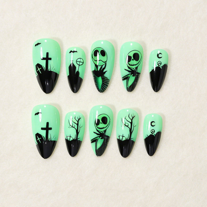Glow-in-the-Dark Nail Art Stornfield