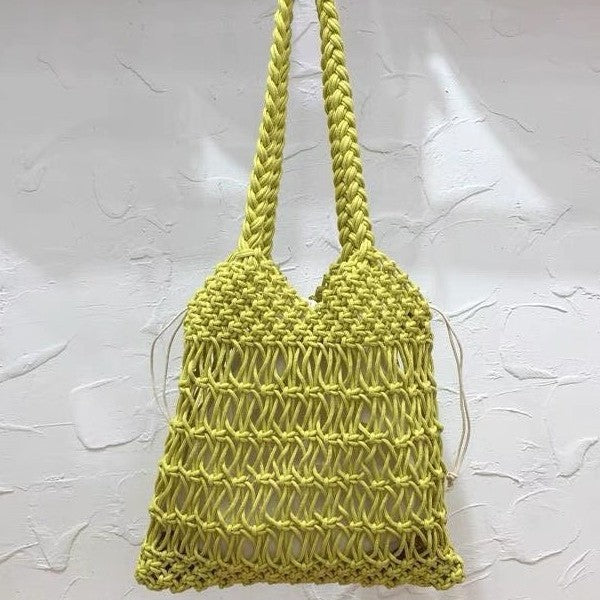 Hand-knotted shopping and beach bag Stornfield