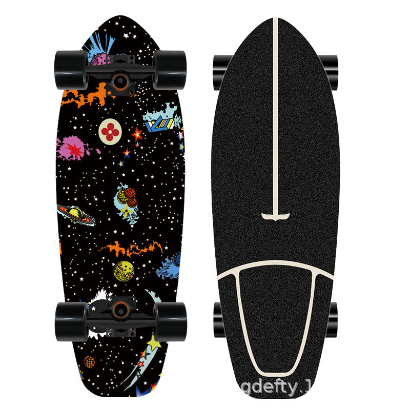 Artistic Lion Design Skateboard Stornfield