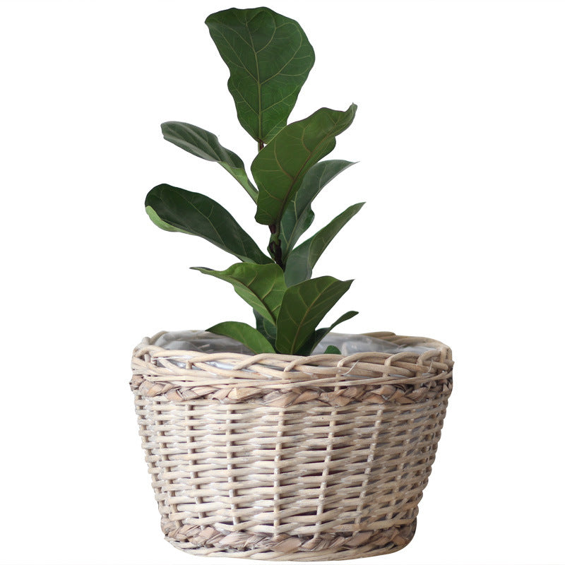 Rustic storage basket made of natural material Stornfield