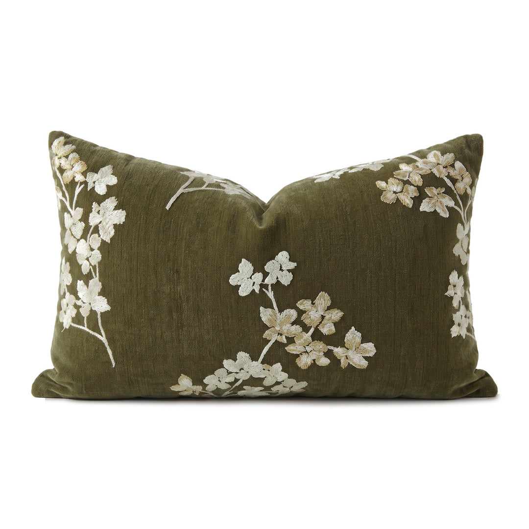 Decorative cushion made of luxurious velvet fabric