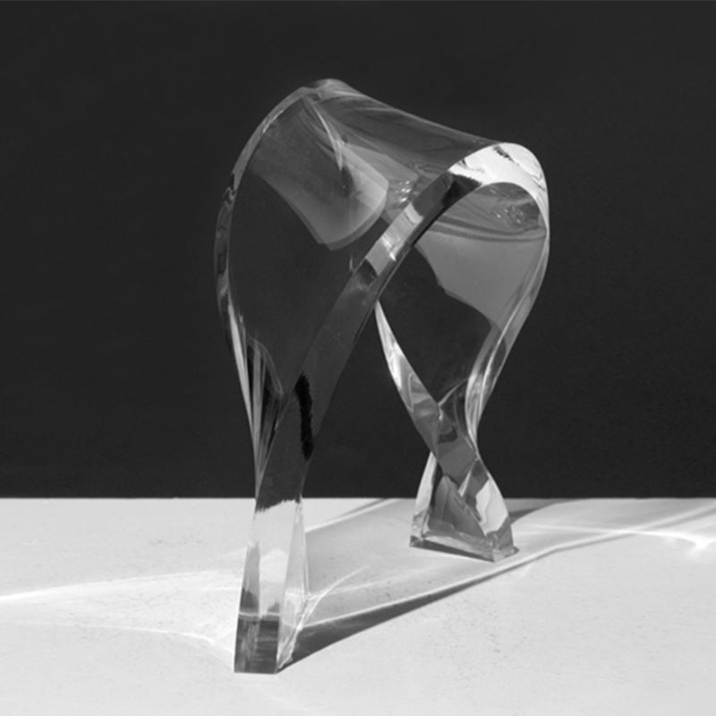 Artistic Abstract Crystal Sculpture