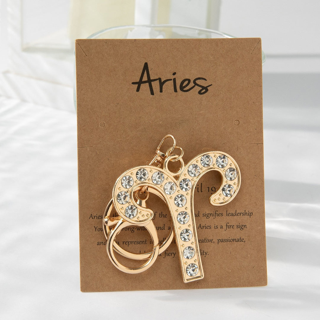 Keychain with Sparkling Bull Symbol Stornfield