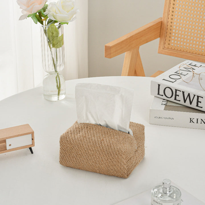 Decorative Textured Tissue Box Cover Stornfield