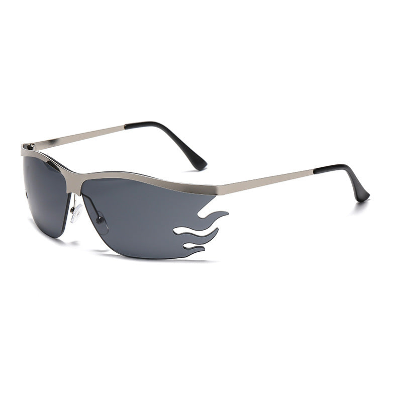 Ladies trendy sunglasses with innovative flame frame Stornfield