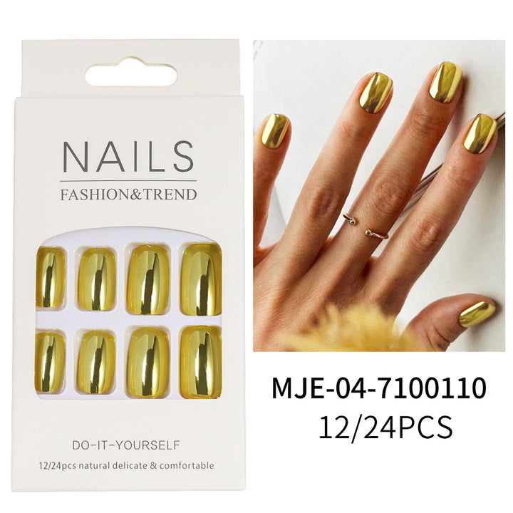 Glossy Press-On Nails Set Stornfield