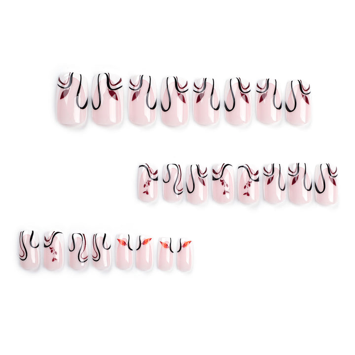 Artful acrylic nails with elegant marble design Stornfield