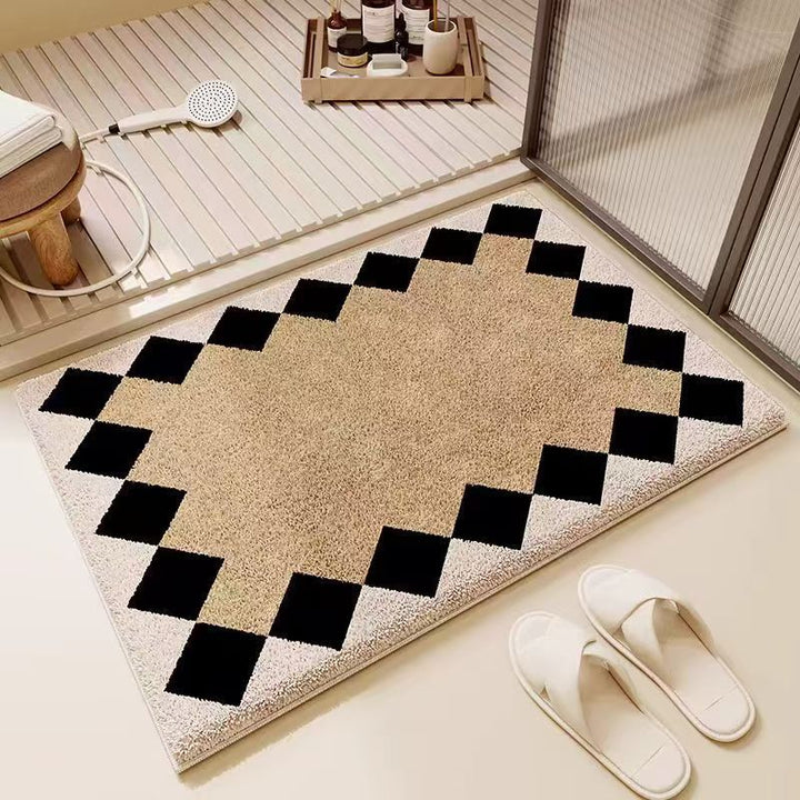 Textured Absorbent Bathroom Mat Stornfield