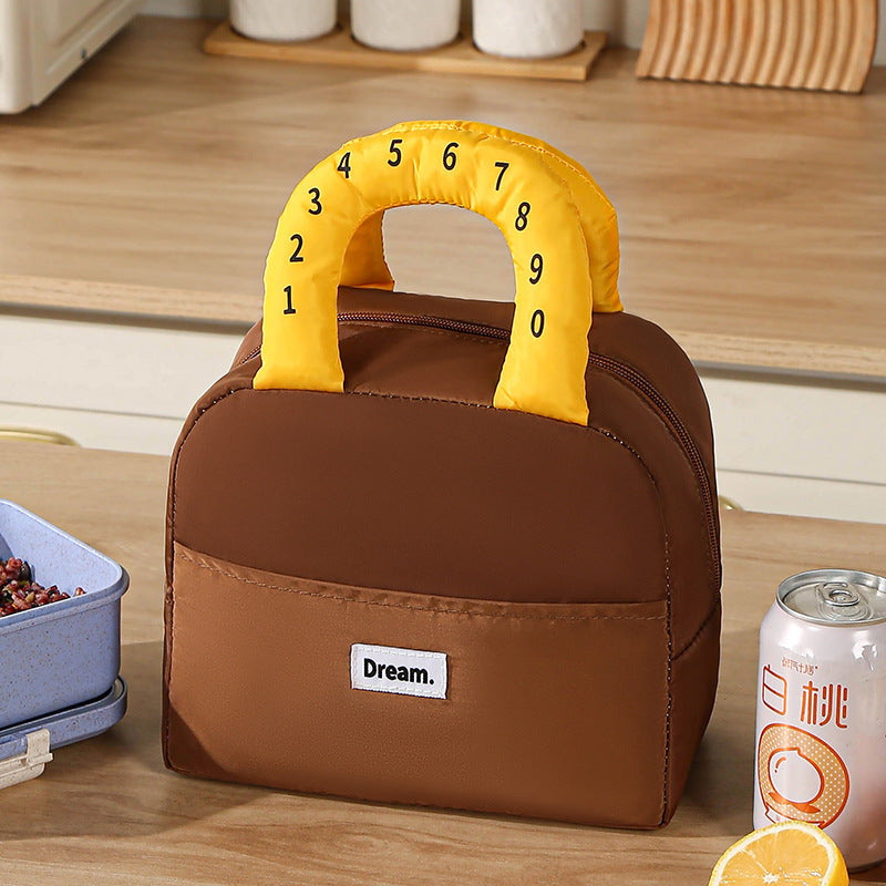 Insulated Lunch Bag with Colorful Handles Stornfield