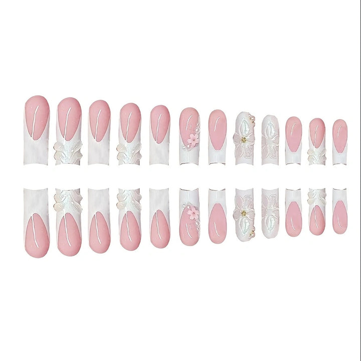 Decorative Press-On Nail Set Stornfield