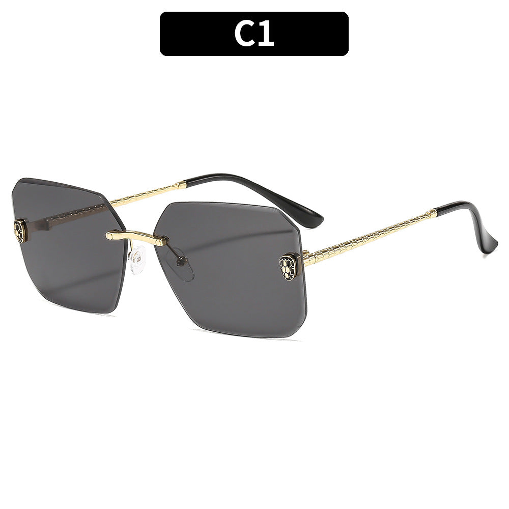 Chic Geometric Shield Sunglasses