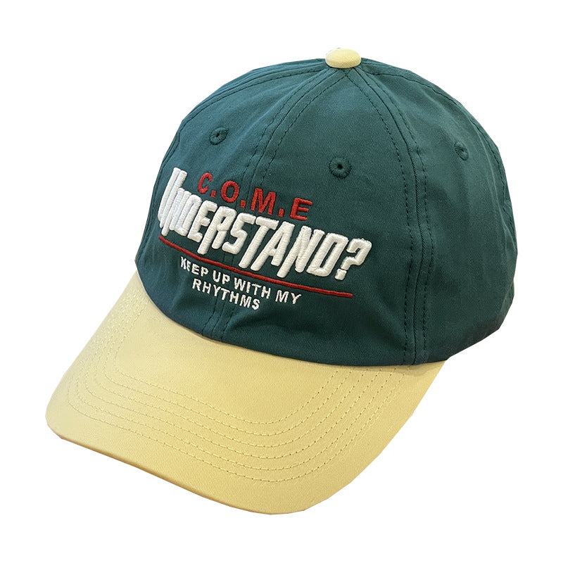 Unisex Casual Textured Cap with Playful Embroidery Stornfield