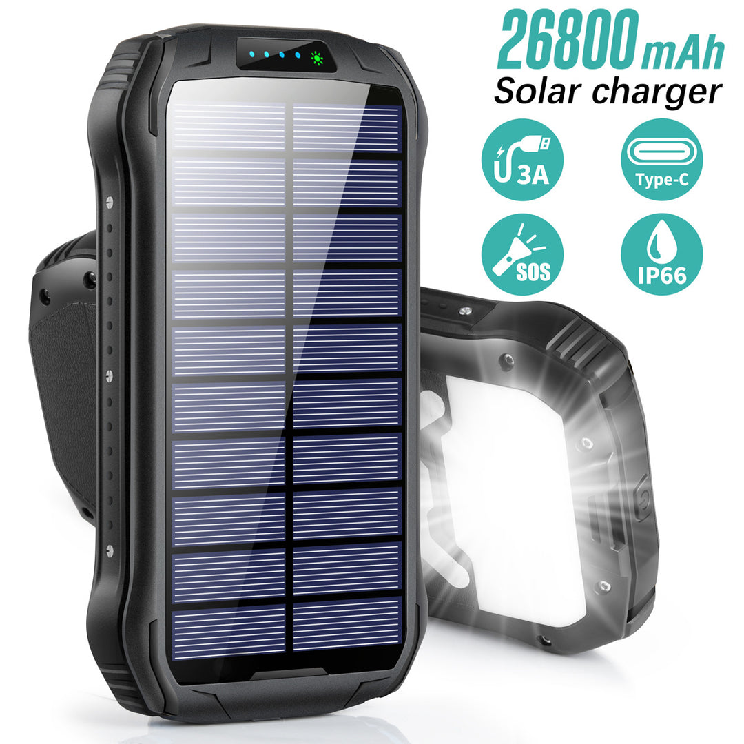 Solar power bank with high storage capacity and IP66 protection Stornfield